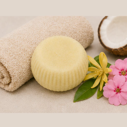 Shampoing solide cheveux secs et déshydratés, Douceur