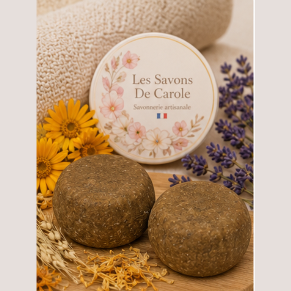 Shampoing solide cuir chevelu sensible, Le petit salé 2 Shampoing solide cuir chevelu sensible, Le petit salé – Image 2