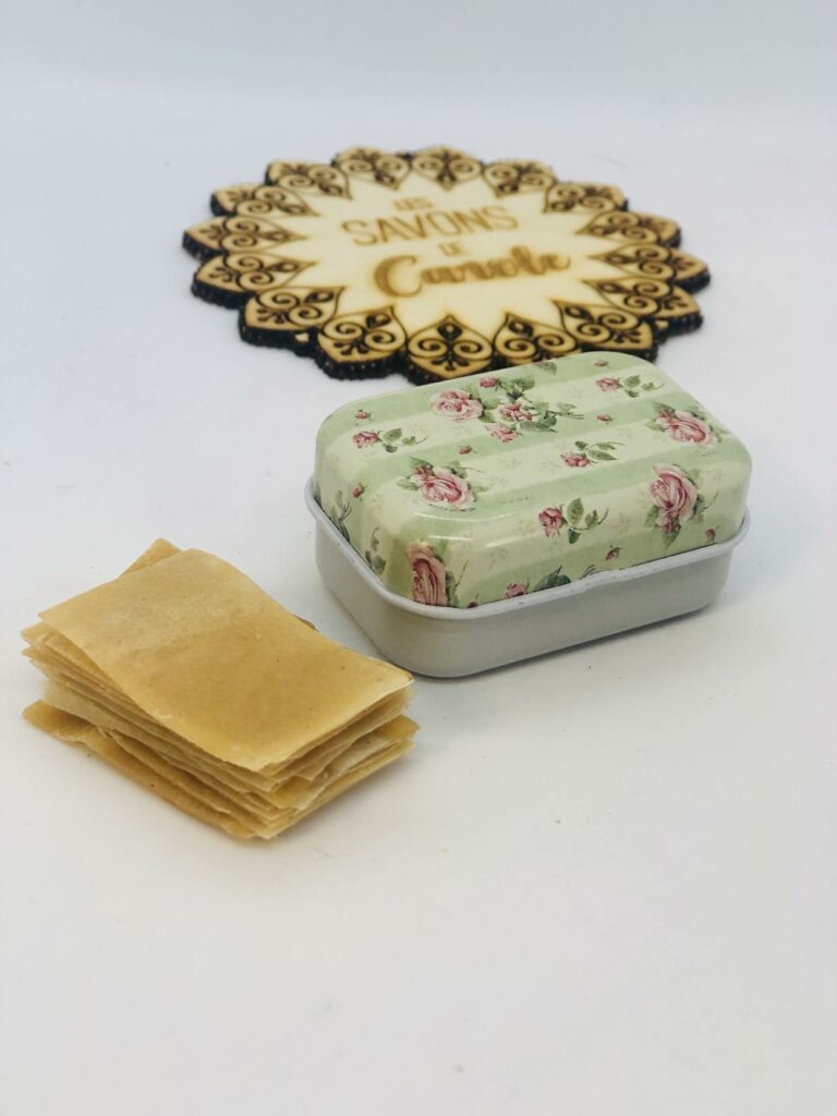 MytaYt 6 Boîte Feuilles de Savon en Papier Jetables 300 Pcs Feuille