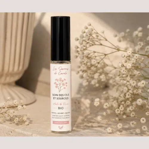 Soin et Booster cils et sourcils à l'huile de ricin bio
